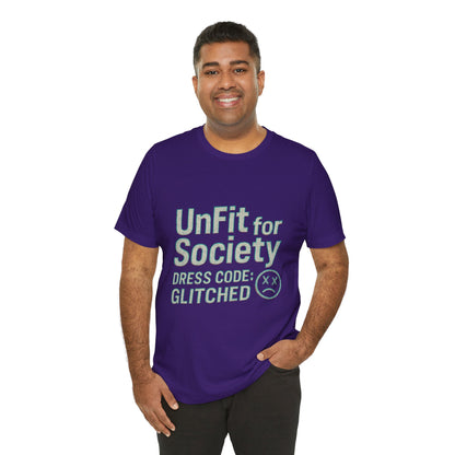 The Glitched Code Manifesto Tee - Casual Unisex Short Sleeve T-Shirt, Graphic Tee for Trendsetters, Gift for Rebels, Unique Fashion [...]
