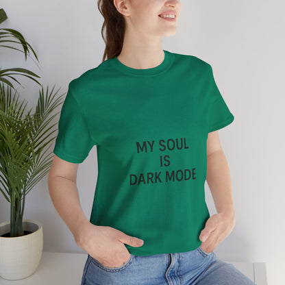 Goth Tee - Minimalist Stark Text Design