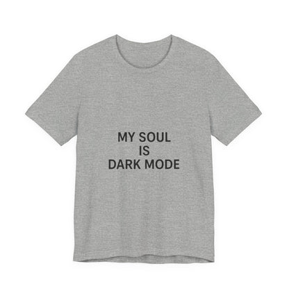 Goth Tee - Minimalist Stark Text Design