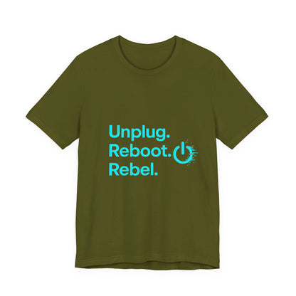 Rebel Spirit Unisex Tee - Fun Casual Graphic Shirt, Perfect for Gamers, Tech Lovers, Gift for Friends, Unique Birthday Apparel