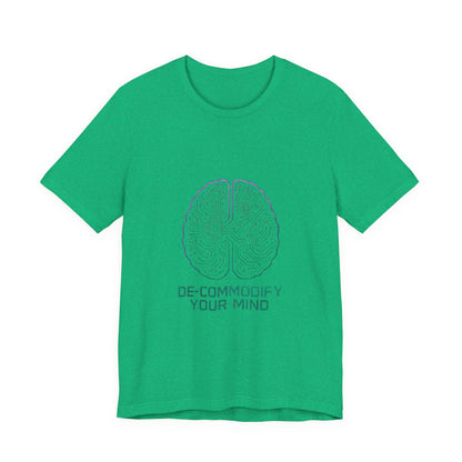 Brainwave Tee - De-Commodify Your Mind - Unisex T-Shirt