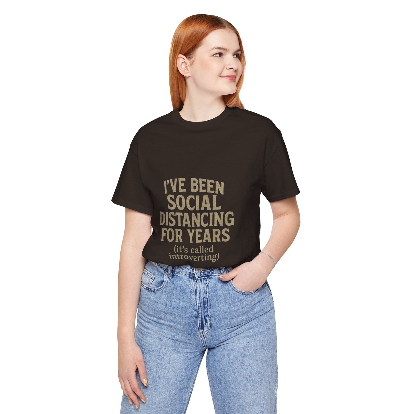 Social Distancing OG Tee, Funny Quote Shirt, Perfect Gift for Introverts, Social Distancing Apparel, Quirky Casual Wear