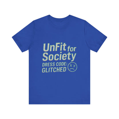 The Glitched Code Manifesto Tee - Casual Unisex Short Sleeve T-Shirt, Graphic Tee for Trendsetters, Gift for Rebels, Unique Fashion [...]