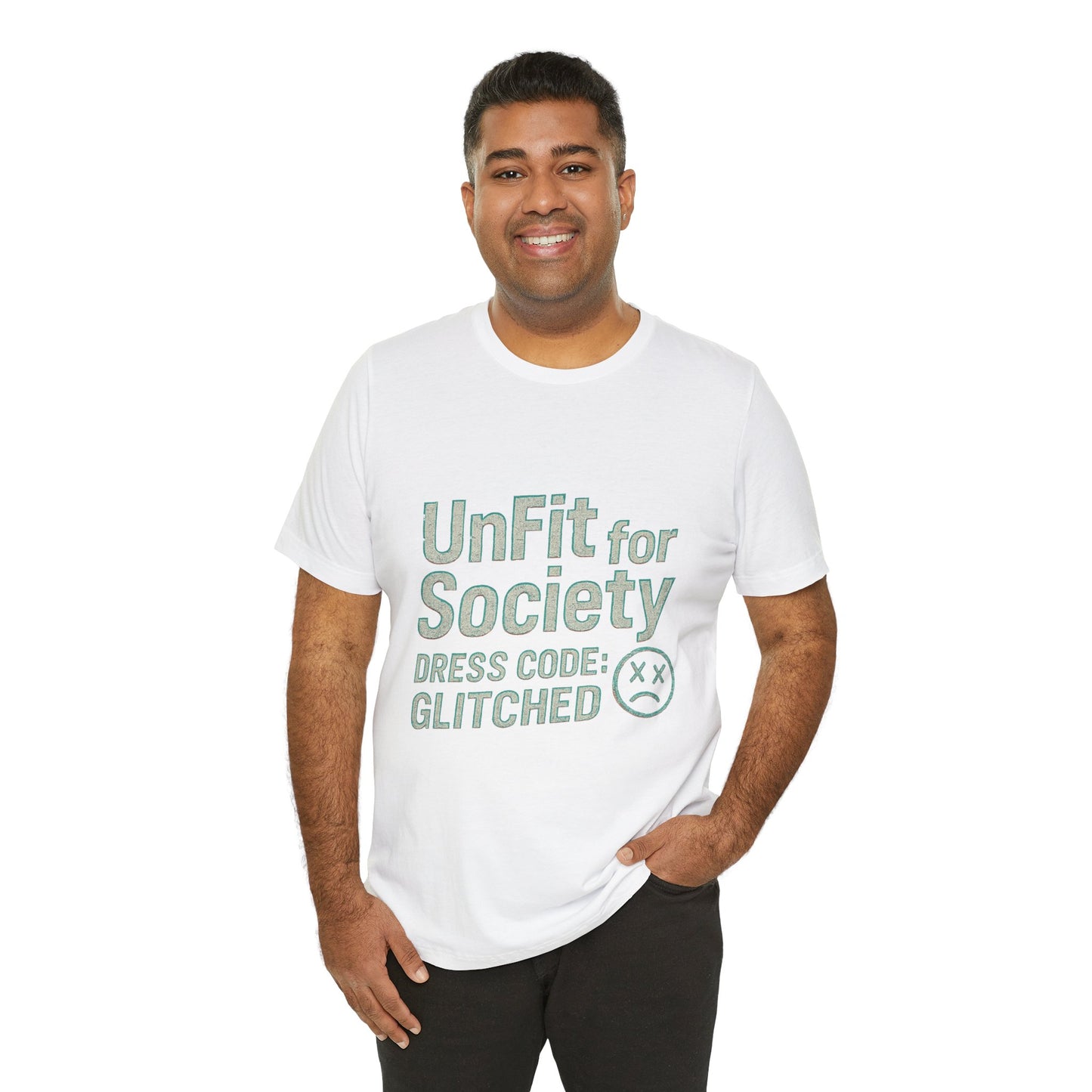 The Glitched Code Manifesto Tee - Casual Unisex Short Sleeve T-Shirt, Graphic Tee for Trendsetters, Gift for Rebels, Unique Fashion [...]
