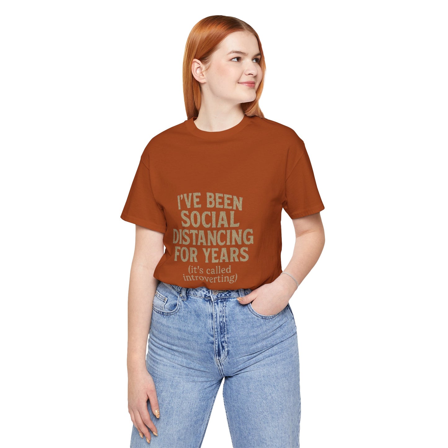 Social Distancing OG Tee, Funny Quote Shirt, Perfect Gift for Introverts, Social Distancing Apparel, Quirky Casual Wear
