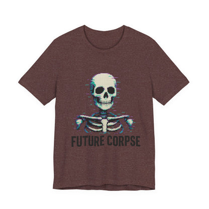 Unisex Future Corpse Graphic Tee, Halloween Shirt, Funny Gift, Casual Wear, Skull T-Shirt, Unique Statement Top