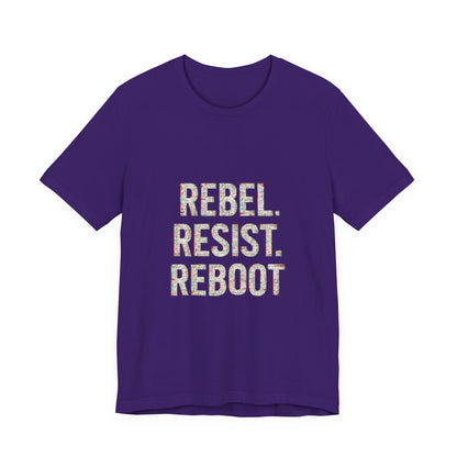 T-Shirt - Punk Mantra Distressed Circuit Board Tee