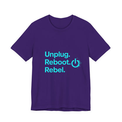 Rebel Spirit Unisex Tee - Fun Casual Graphic Shirt, Perfect for Gamers, Tech Lovers, Gift for Friends, Unique Birthday Apparel