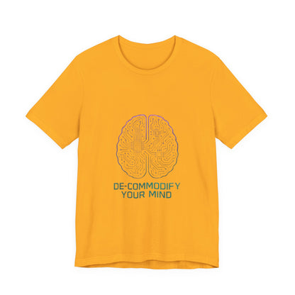 Brainwave Tee - De-Commodify Your Mind - Unisex T-Shirt
