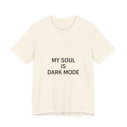 Goth Tee - Minimalist Stark Text Design