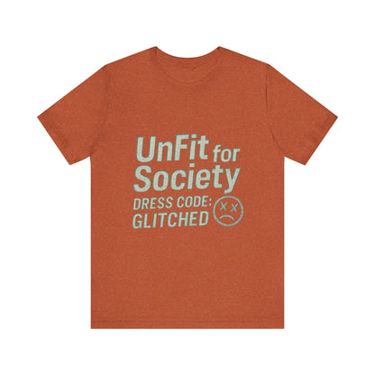 The Glitched Code Manifesto Tee - Casual Unisex Short Sleeve T-Shirt, Graphic Tee for Trendsetters, Gift for Rebels, Unique Fashion [...]
