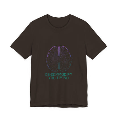 Brainwave Tee - De-Commodify Your Mind - Unisex T-Shirt