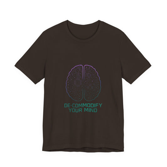 Brainwave Tee - De-Commodify Your Mind - Unisex T-Shirt