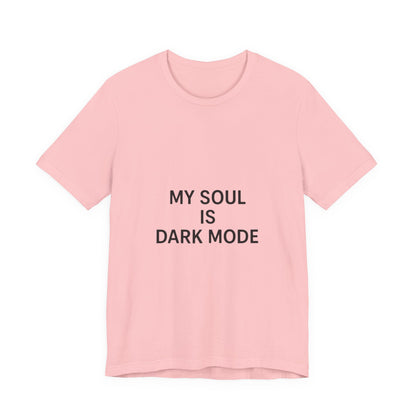 Goth Tee - Minimalist Stark Text Design