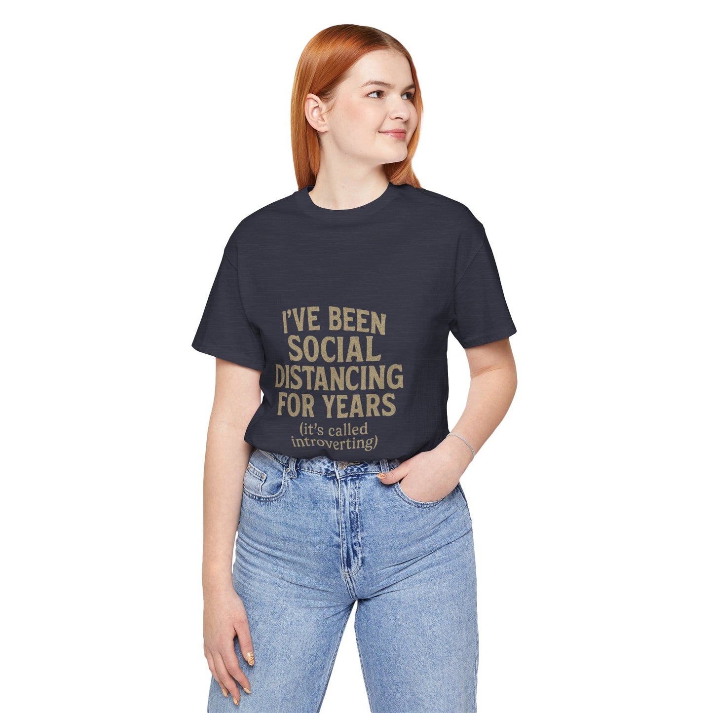 Social Distancing OG Tee, Funny Quote Shirt, Perfect Gift for Introverts, Social Distancing Apparel, Quirky Casual Wear