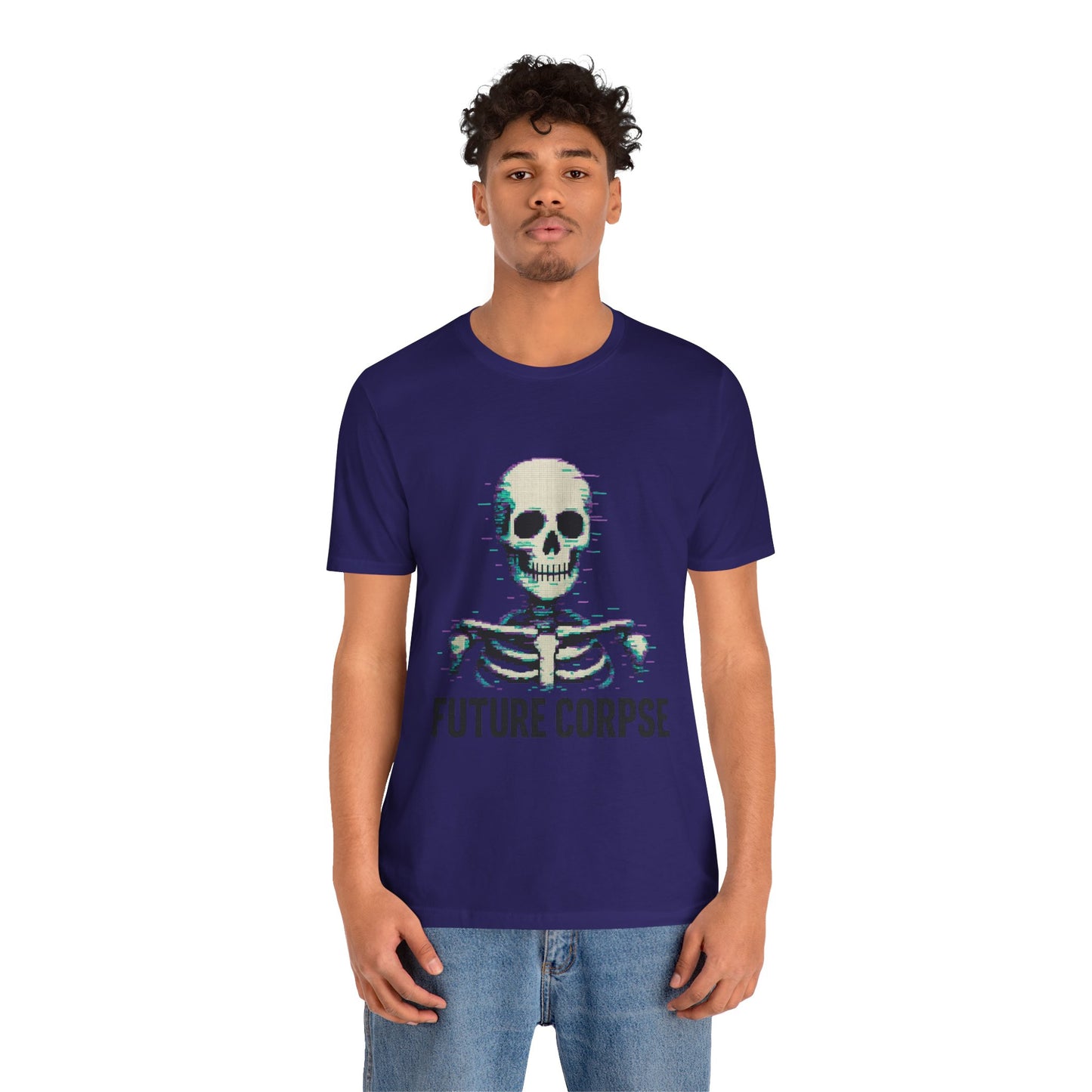 Unisex Future Corpse Graphic Tee, Halloween Shirt, Funny Gift, Casual Wear, Skull T-Shirt, Unique Statement Top