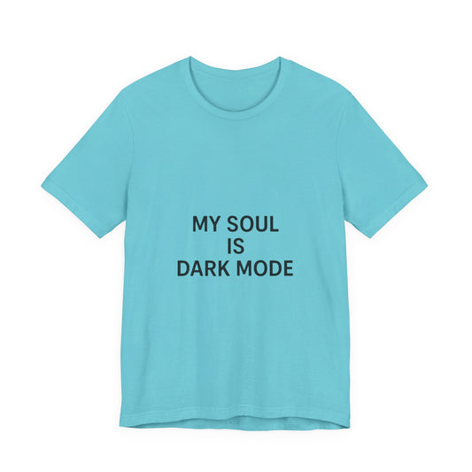 Goth Tee - Minimalist Stark Text Design
