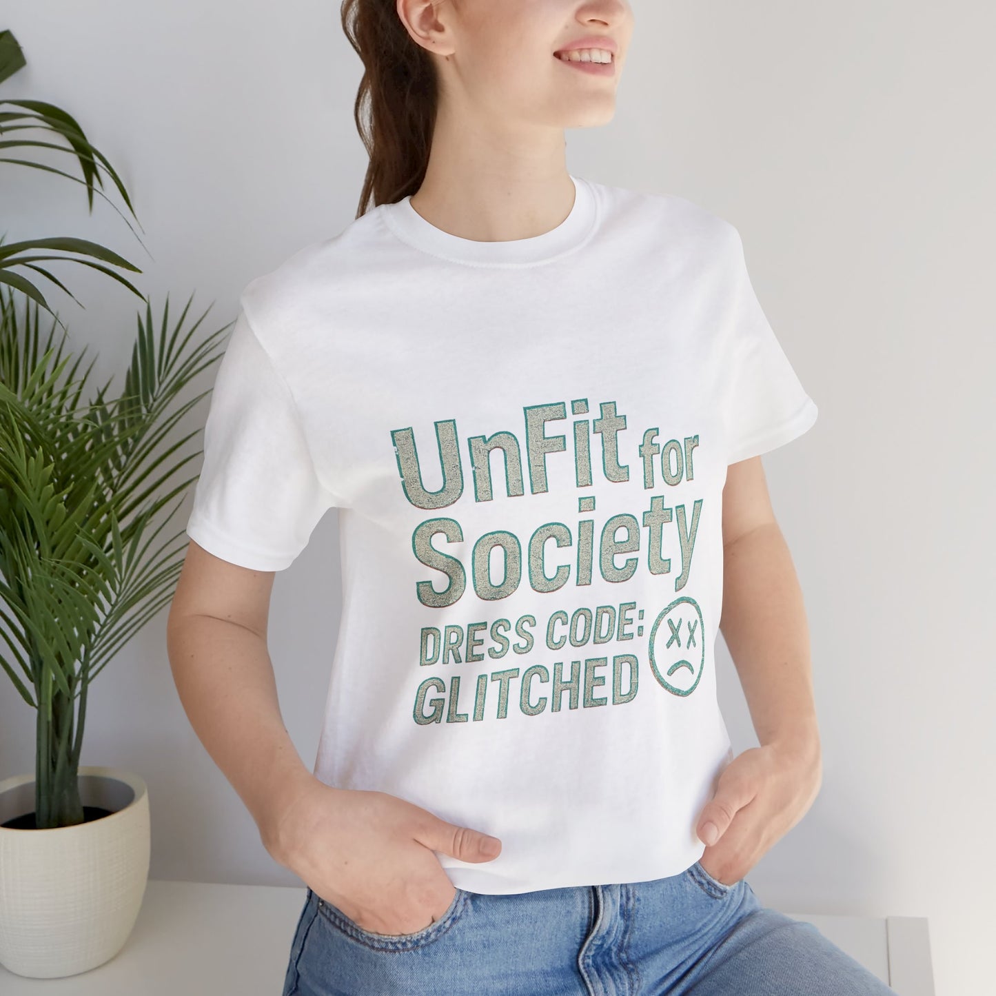 The Glitched Code Manifesto Tee - Casual Unisex Short Sleeve T-Shirt, Graphic Tee for Trendsetters, Gift for Rebels, Unique Fashion [...]
