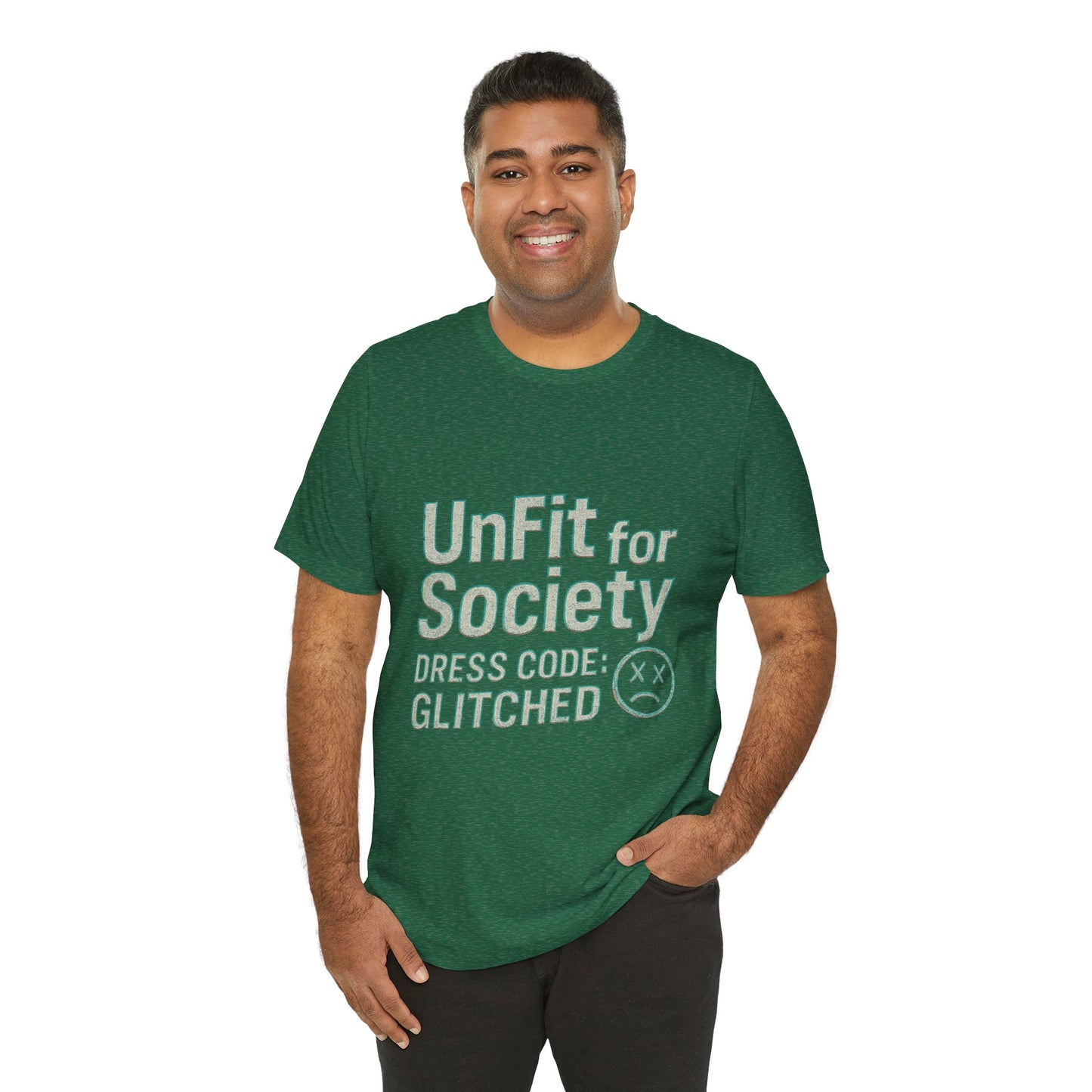The Glitched Code Manifesto Tee - Casual Unisex Short Sleeve T-Shirt, Graphic Tee for Trendsetters, Gift for Rebels, Unique Fashion [...]