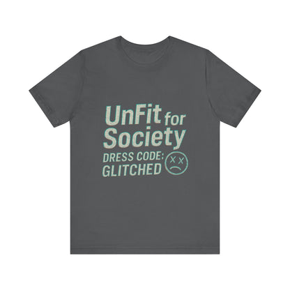 The Glitched Code Manifesto Tee - Casual Unisex Short Sleeve T-Shirt, Graphic Tee for Trendsetters, Gift for Rebels, Unique Fashion [...]