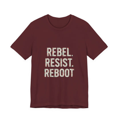 T-Shirt - Punk Mantra Distressed Circuit Board Tee