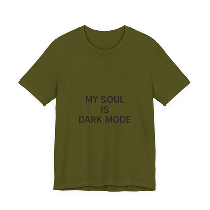 Goth Tee - Minimalist Stark Text Design