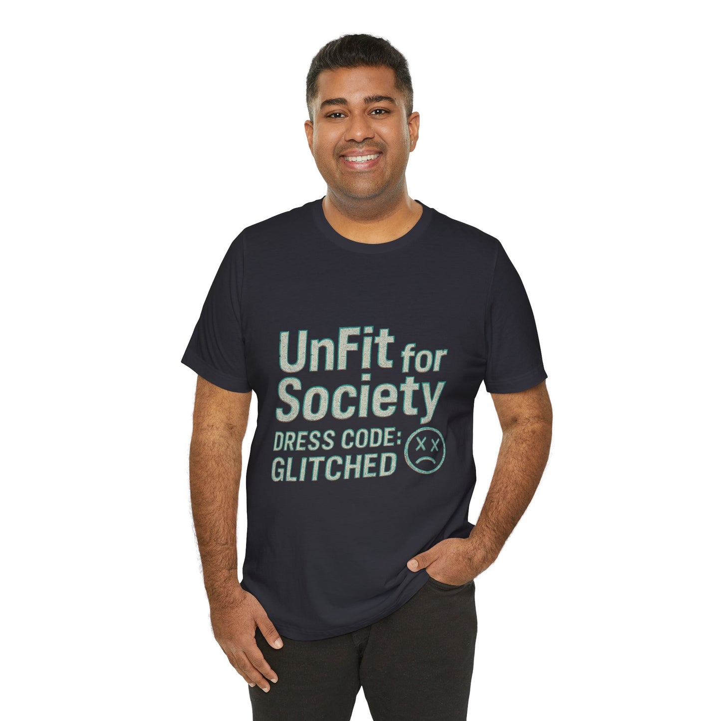 The Glitched Code Manifesto Tee - Casual Unisex Short Sleeve T-Shirt, Graphic Tee for Trendsetters, Gift for Rebels, Unique Fashion [...]