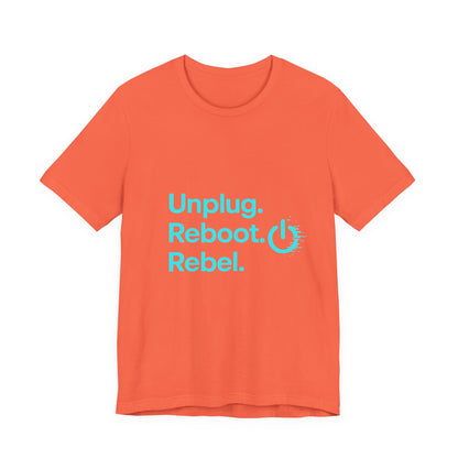 Rebel Spirit Unisex Tee - Fun Casual Graphic Shirt, Perfect for Gamers, Tech Lovers, Gift for Friends, Unique Birthday Apparel