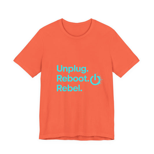 Rebel Spirit Unisex Tee - Fun Casual Graphic Shirt, Perfect for Gamers, Tech Lovers, Gift for Friends, Unique Birthday Apparel