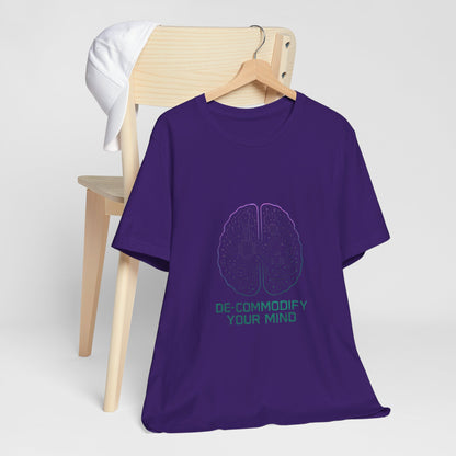 Brainwave Tee - De-Commodify Your Mind - Unisex T-Shirt