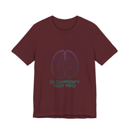 Brainwave Tee - De-Commodify Your Mind - Unisex T-Shirt