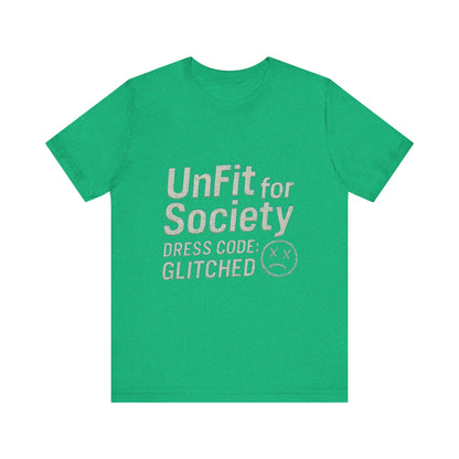 The Glitched Code Manifesto Tee - Casual Unisex Short Sleeve T-Shirt, Graphic Tee for Trendsetters, Gift for Rebels, Unique Fashion [...]