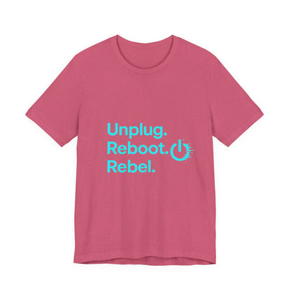 Rebel Spirit Unisex Tee - Fun Casual Graphic Shirt, Perfect for Gamers, Tech Lovers, Gift for Friends, Unique Birthday Apparel