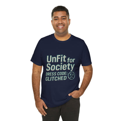 The Glitched Code Manifesto Tee - Casual Unisex Short Sleeve T-Shirt, Graphic Tee for Trendsetters, Gift for Rebels, Unique Fashion [...]