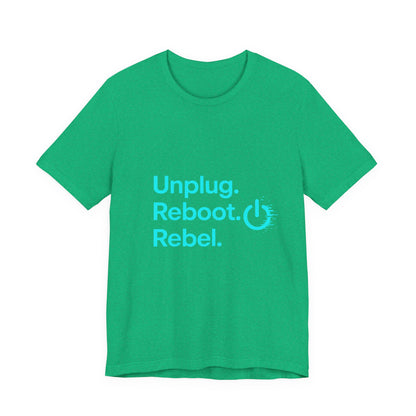 Rebel Spirit Unisex Tee - Fun Casual Graphic Shirt, Perfect for Gamers, Tech Lovers, Gift for Friends, Unique Birthday Apparel